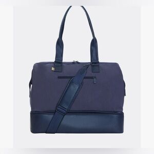 NWT Beis Navy Blue Weekender Bag